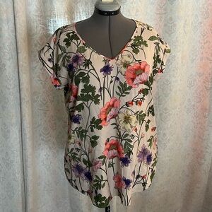 Express Multicolor Floral Blouse
